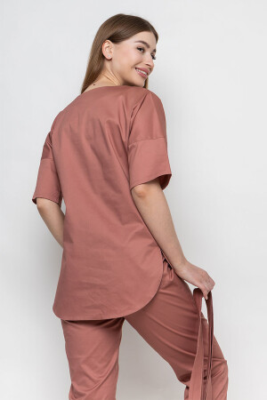 Stretch surgical jacket Rio-stretch. Dry rose (5436999) фото 4
