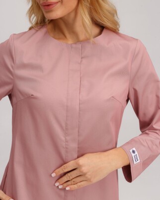 Medical gown women's Jacqueline ash pink 391-429-679 (6613603) фото 5