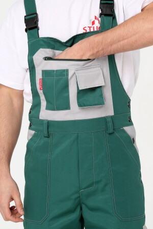 Suit worker "ULTRA" green - semi-overalls and a jacket (1239) фото 8