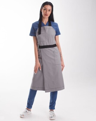 Professional water-repellent apron Florence grey 173-328-909 (6613853) фото 6