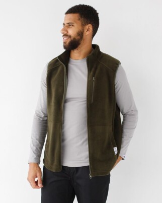 Medical fleece vest Canada khaki (unisex) 368-368-842 (6613934) фото 2