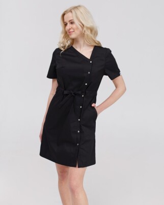Medical tunic for women Naomi black 151-321-679 (6613952) фото 3