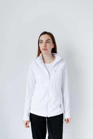 Medical fleece vest Canada white (unisex) 368-324-881 (6624982) фото 1