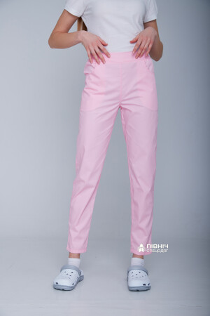 Women's medical trousers "Francesca" pink (3399101) фото 9