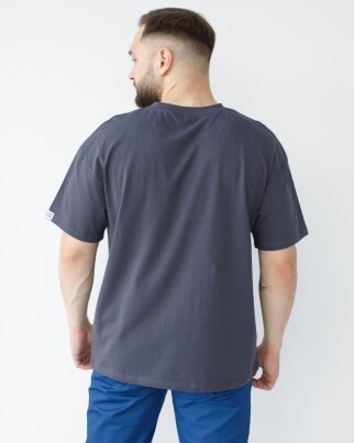 Medical T-shirt unisex graphite 453-503-730 (6613564) фото 5
