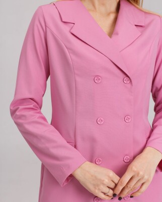 Medical gown women's Monica pink 356-337-677 (6613609) фото 5