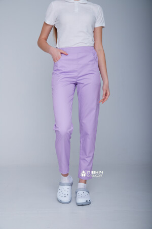 Women's medical trousers "Francesca" lavender (3399103) фото 2