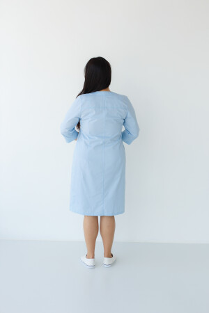 Women's medical gown Valerie azure +SIZE 156-462-677 (6625324) фото 3
