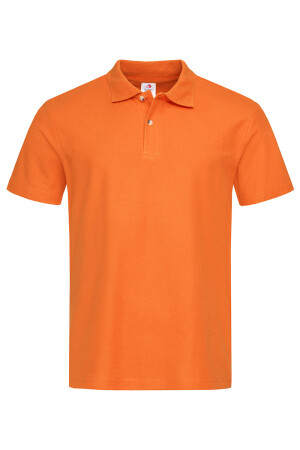 Men's polo shirt with short sleeves "STEDMAN" ST3000 ORA orange (5111040) фото 4