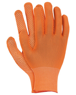 Gloves for workers with a PVC dot orange OX-DOTUA (863) фото 1