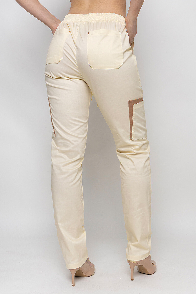 Medical suit Emelie-stretch, female. Champagne (5436943) фото 7