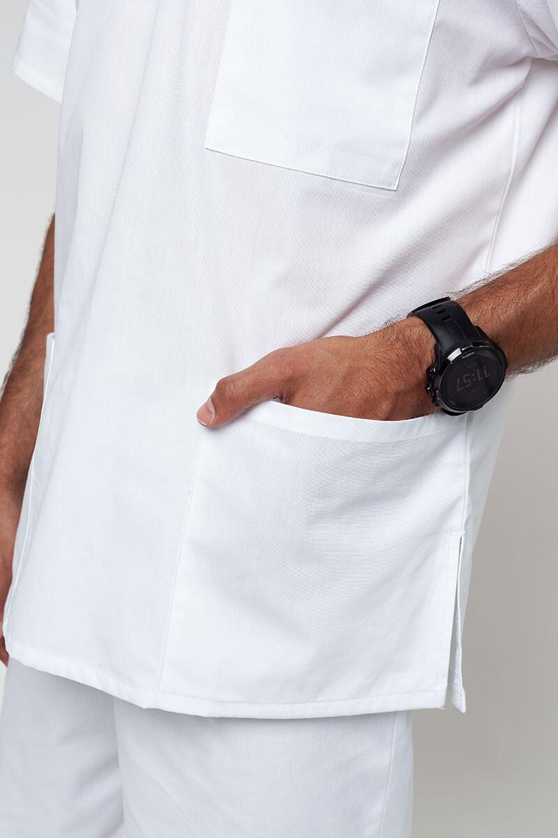 Костюм медичний чоловічий "Тарас" білий (3010103) фото 8