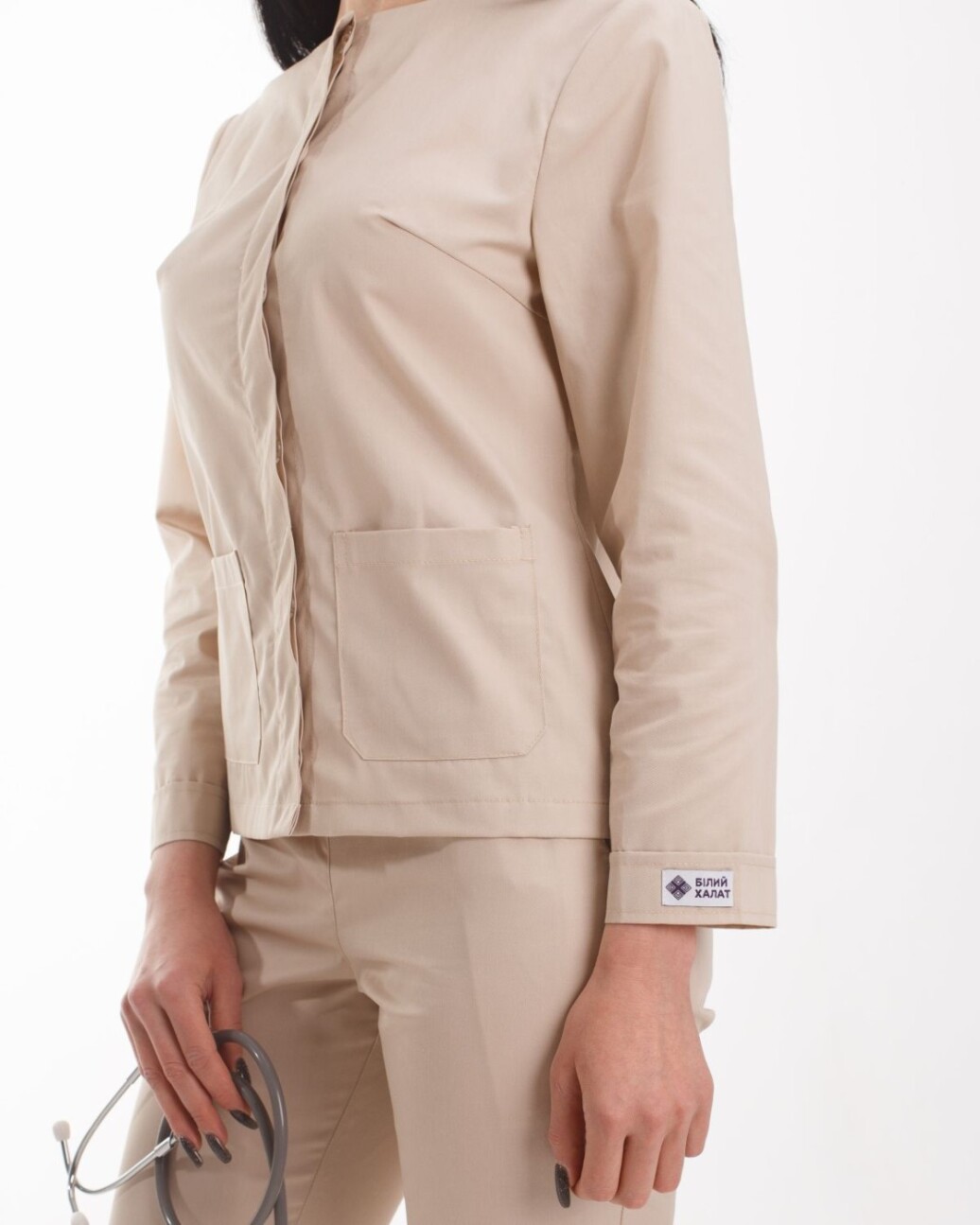 Medical suit women's Jacqueline cream 440-460-677 (6613359) фото 4