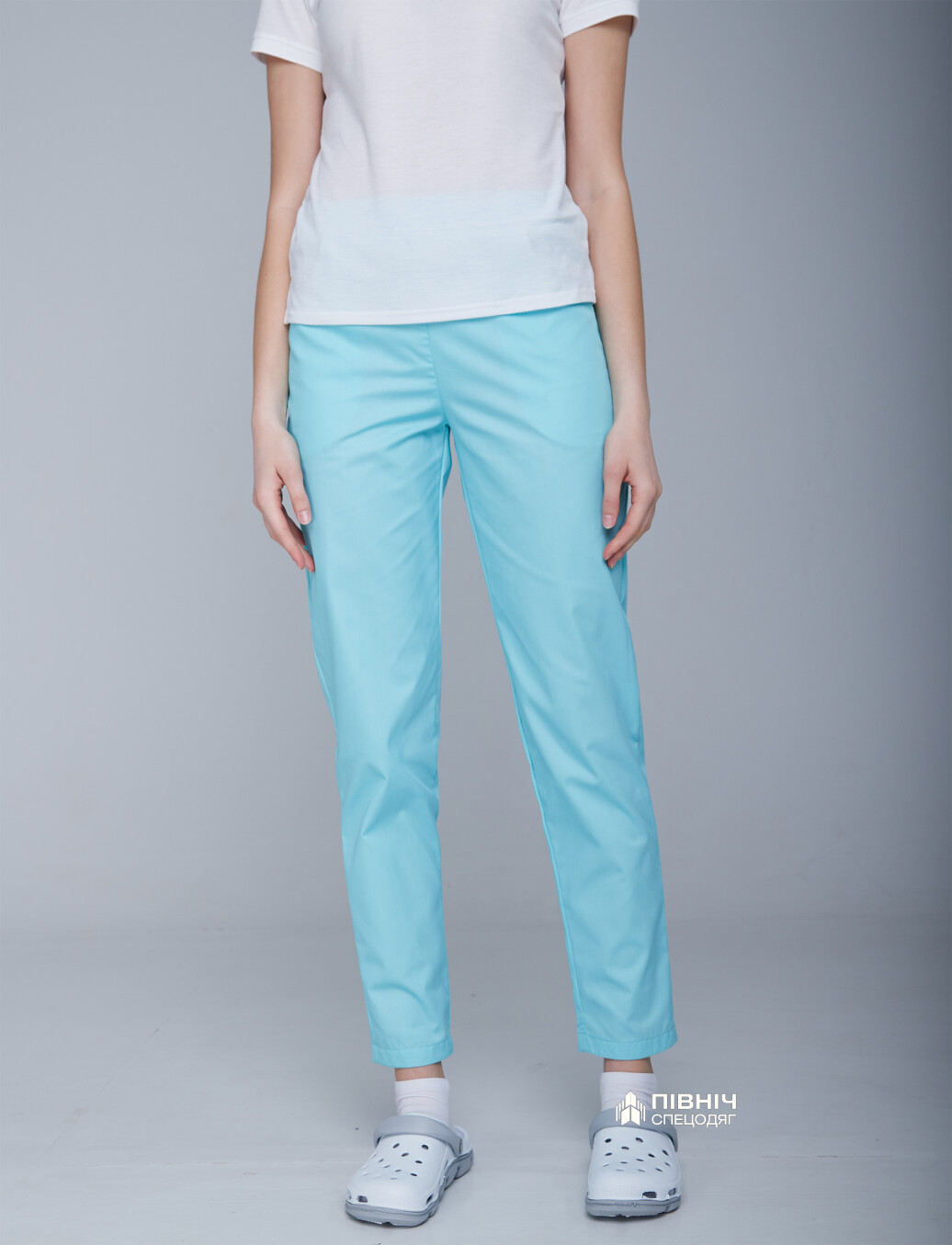 Women's medical trousers "Francesca" cornflower blue (3399113) фото 1