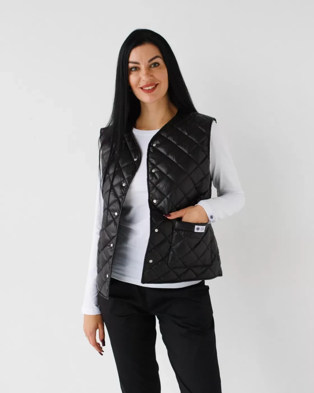 Medical insulated vest for women Oslo black 521-321-679 (6637833) фото 1