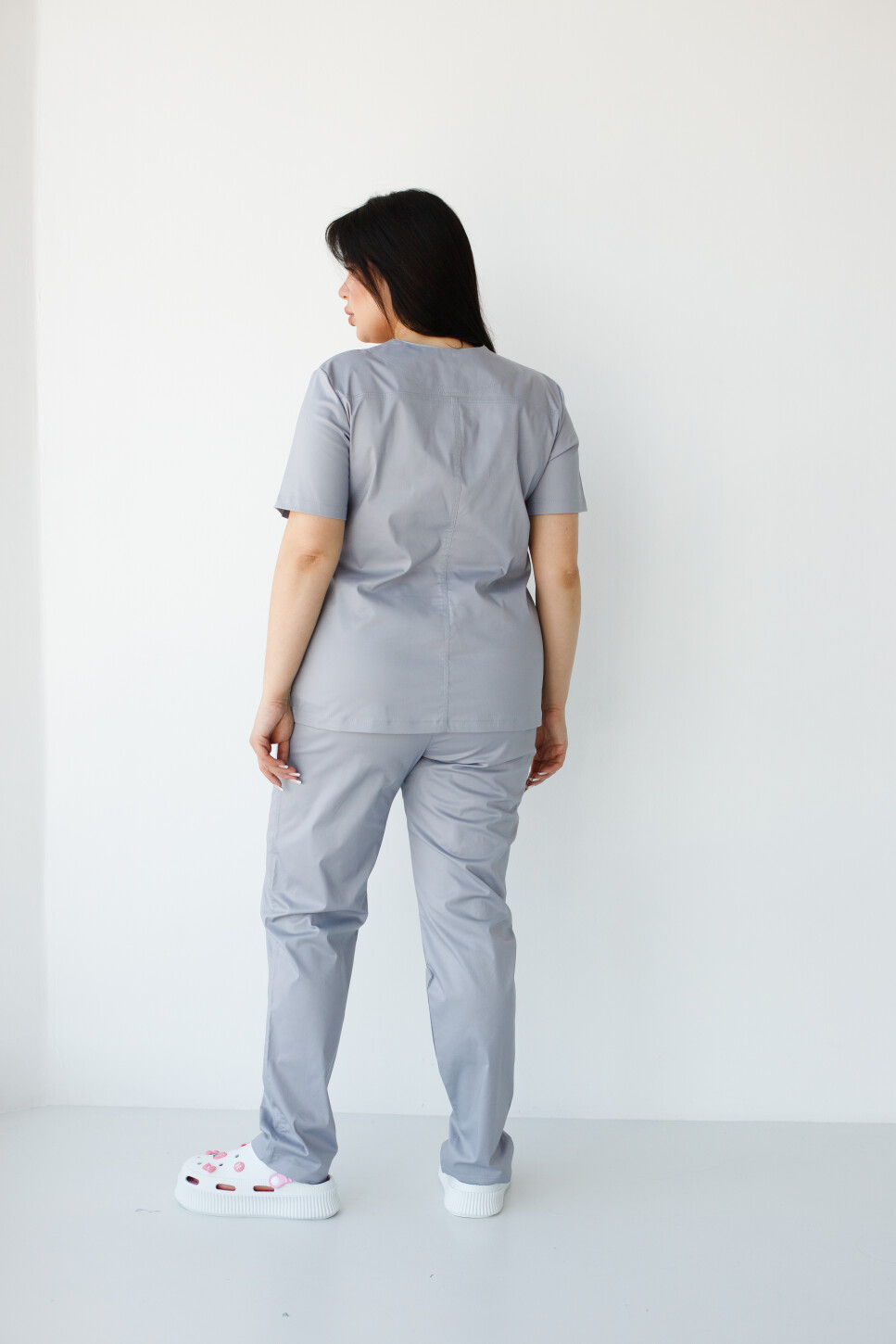 Women's medical suit Topaz gray Elite Stretch 488-328-705 / 492-328-705 (6624451) фото 8