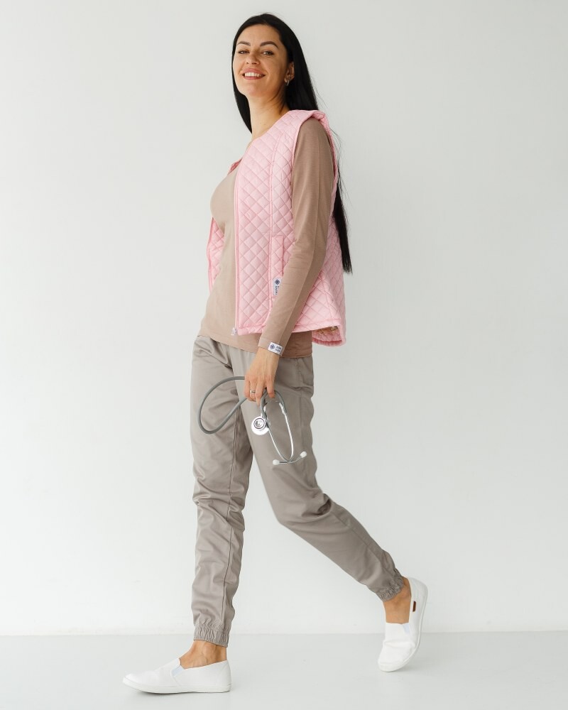 Medical insulated vest women's Geneva light pink 366-414-844 (6613200) фото 1