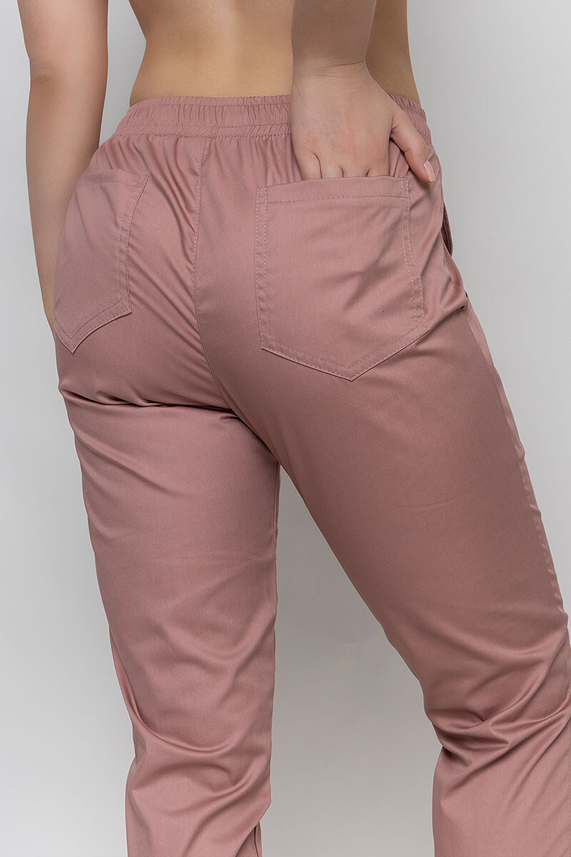 Athena women's 4 pocket joggers. Ash rose. COTTON (5436976) фото 4
