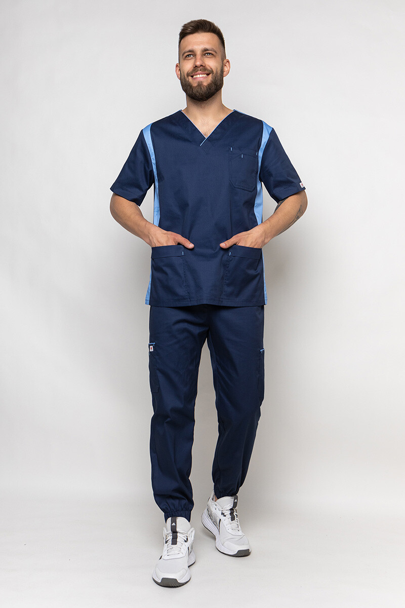 Men's suit with joggers Manhattan. Dark blue (5437022) фото 1