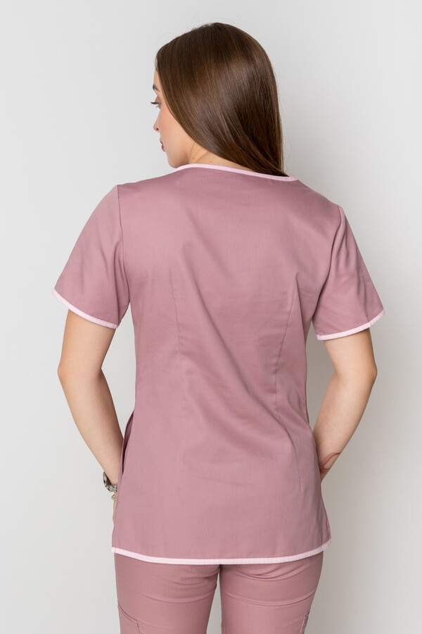 Костюм медицинский Айс+Бр. Вирджиния. COTTON. Пепельная роза (5410051) фото 6