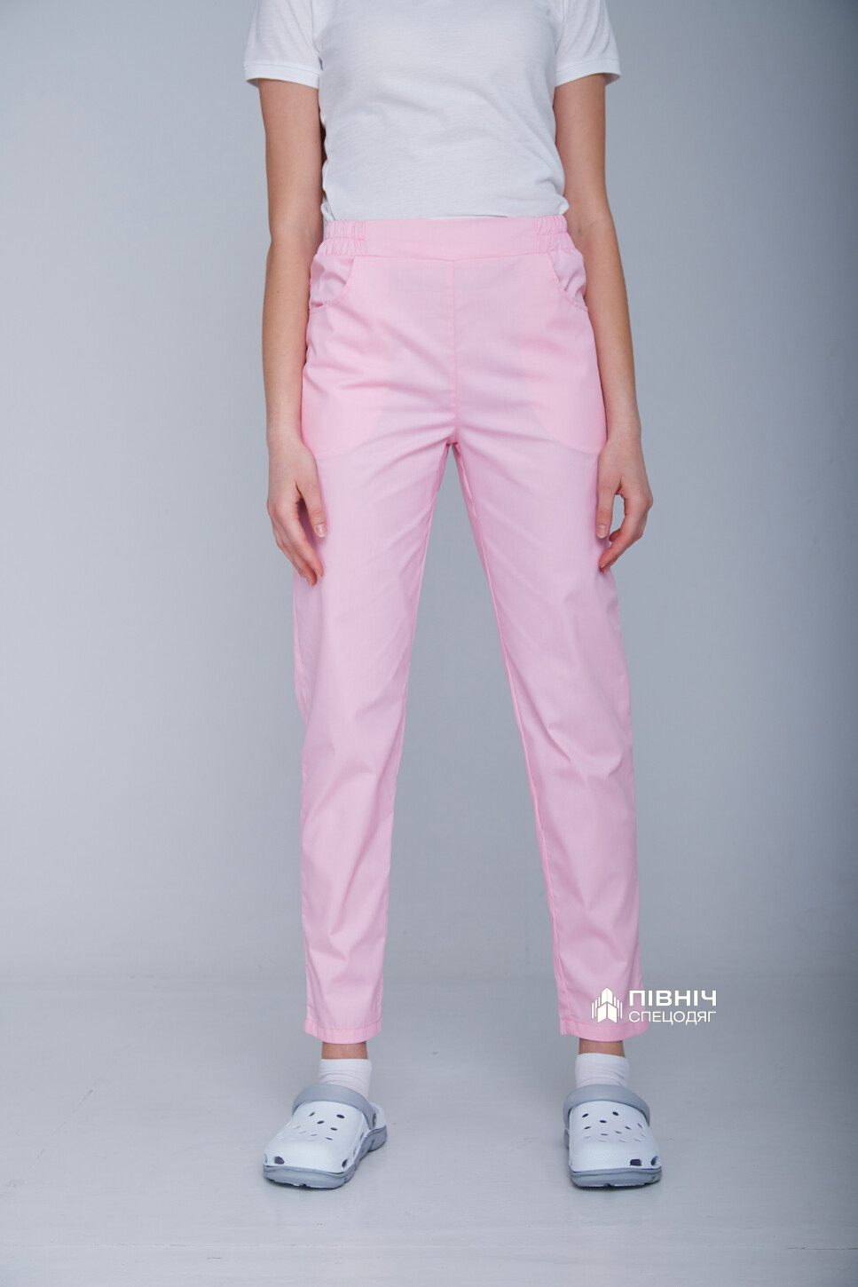 Women's medical trousers "Francesca" pink (3399101) фото 12