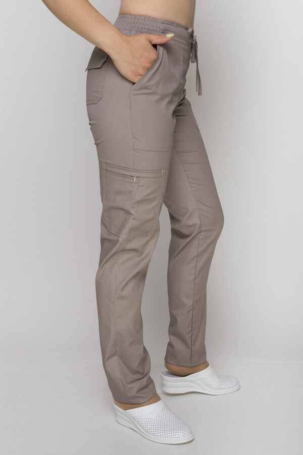 Women's Virginia trousers. COTTON. Mocha (549913) фото 3
