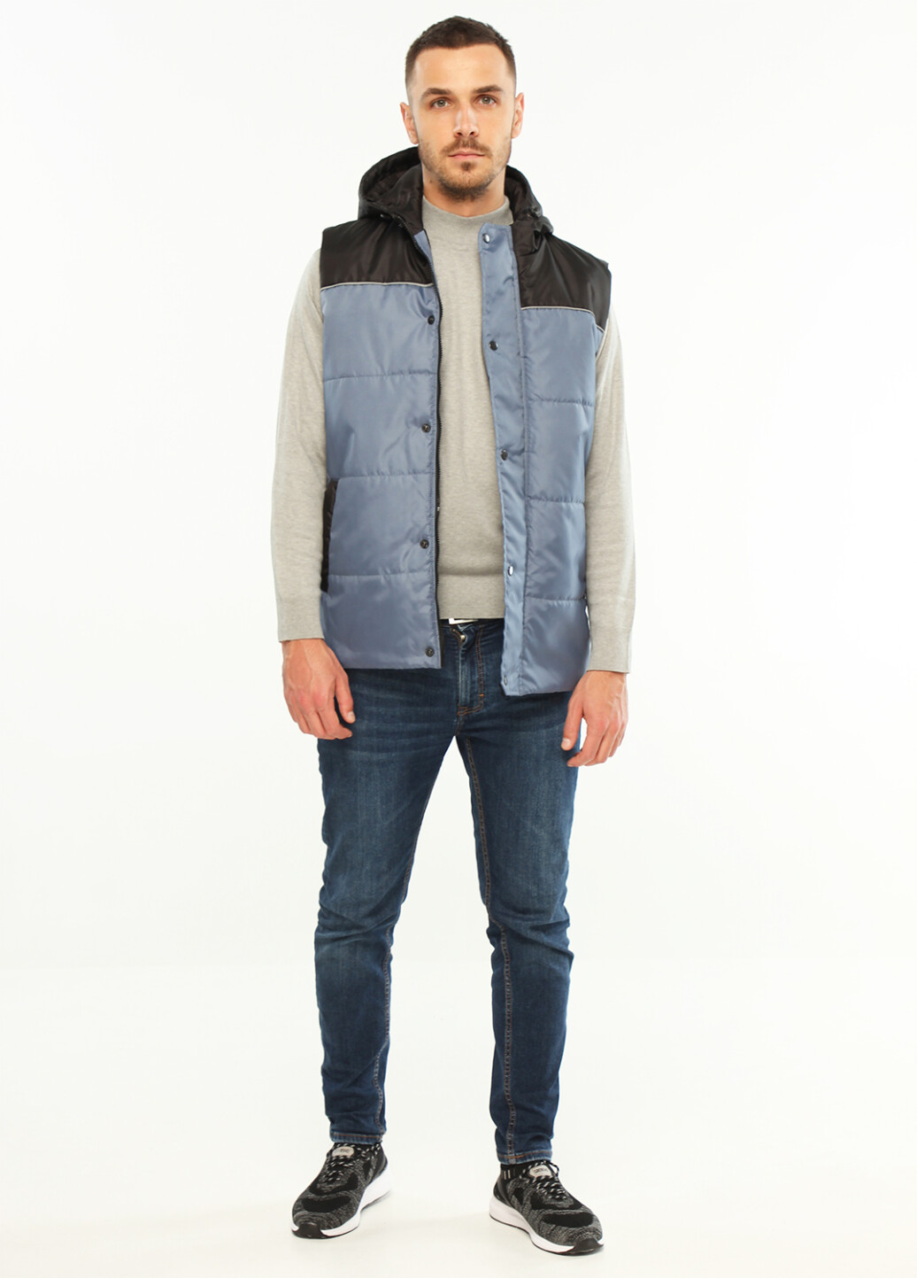 The vest warmed gray (180023) фото 2