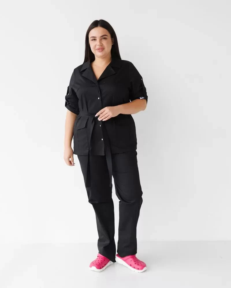Medical suit female Cape Town black 523-321-679 (6637711) фото 9