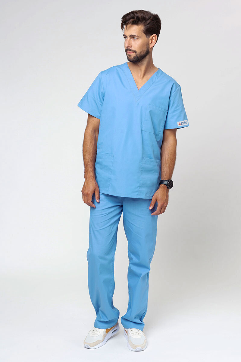 Штани медичні чоловічі "Микола" блакитні (8800105) фото 1