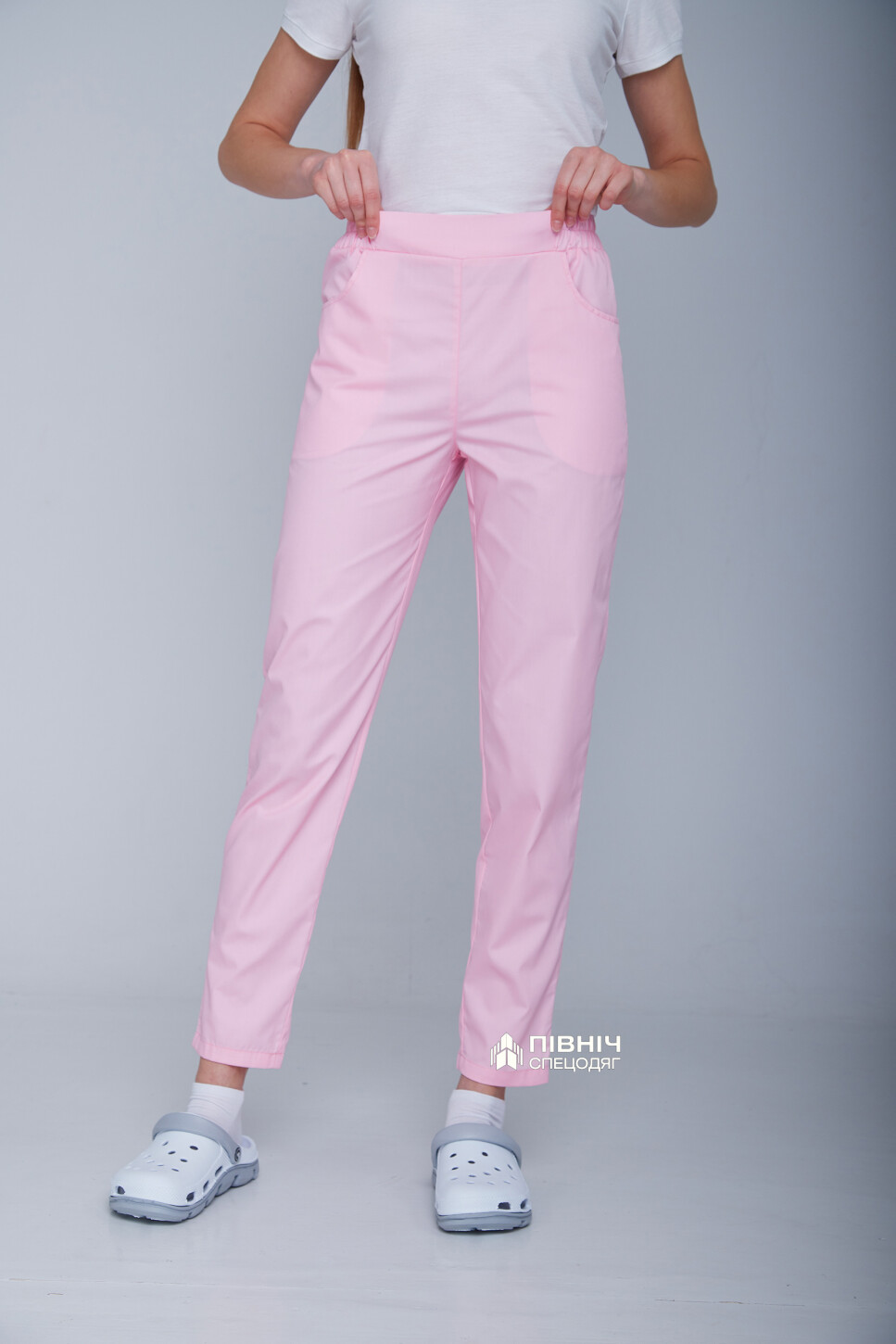 Women's medical trousers "Francesca" pink (3399101) фото 11