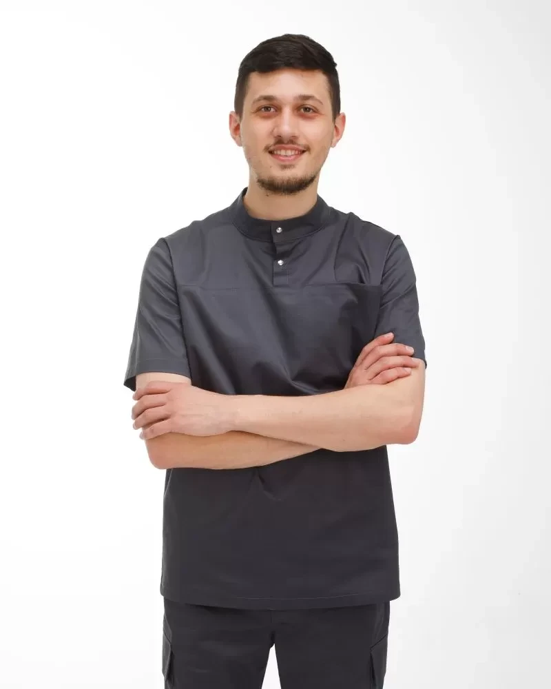Медицинский костюм мужской Денвер темно-серый 404-408-679 (6637771) фото 3