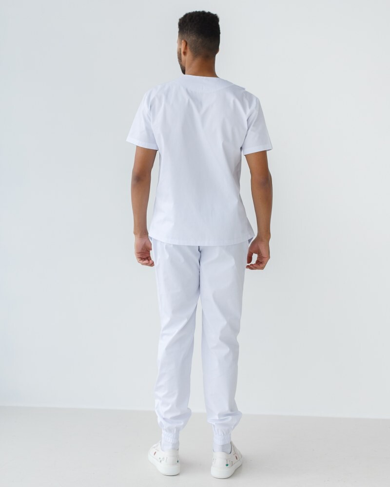 Медицинский костюм мужской Техас белый 136-324-677 (6613694) фото 2