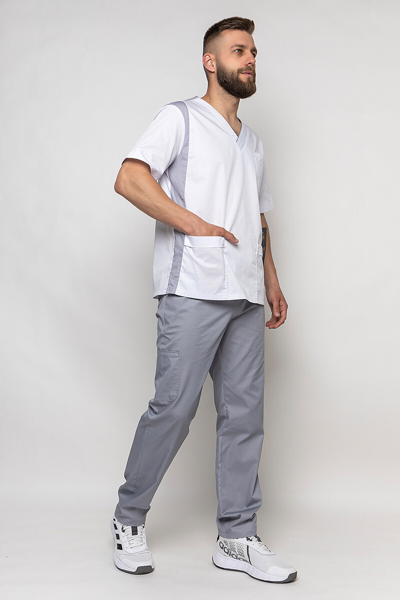 Suit Manhattan with trousers Praktik. White/smoke (5437017) фото 3