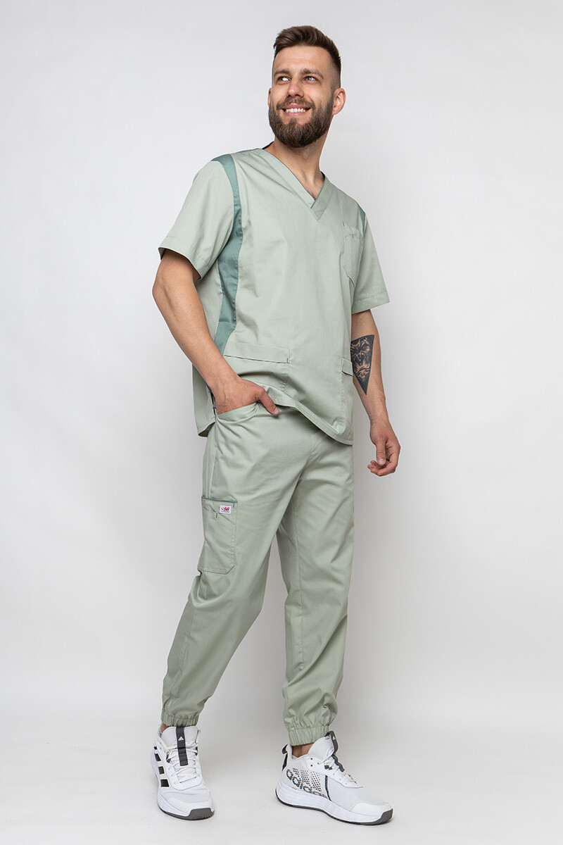 Men's suit with joggers Manhattan. Pistachio (5437028) фото 3