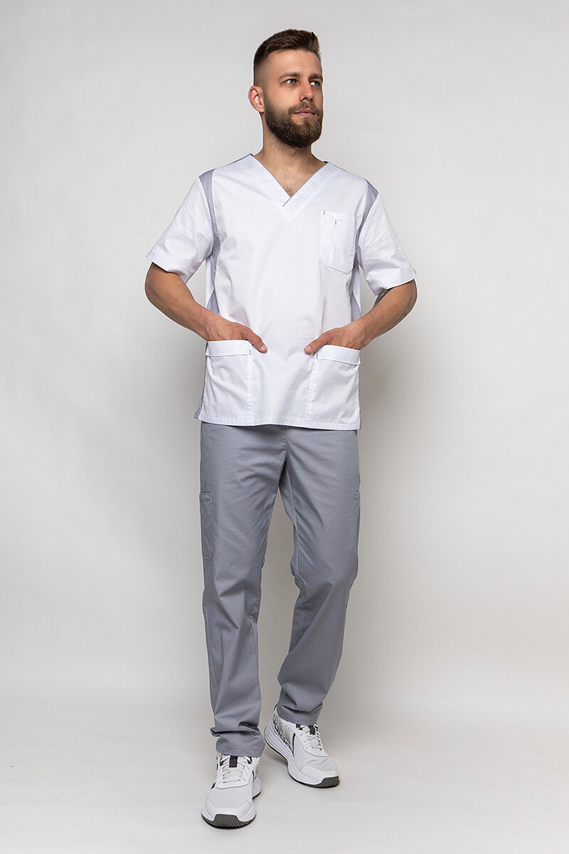 Suit Manhattan with trousers Praktik. White/smoke (5437017) фото 1