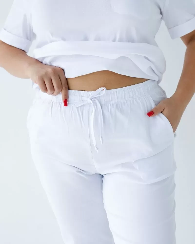 Medical suit for women Marseille white +SIZE 499-324-708 (6637766) фото 6