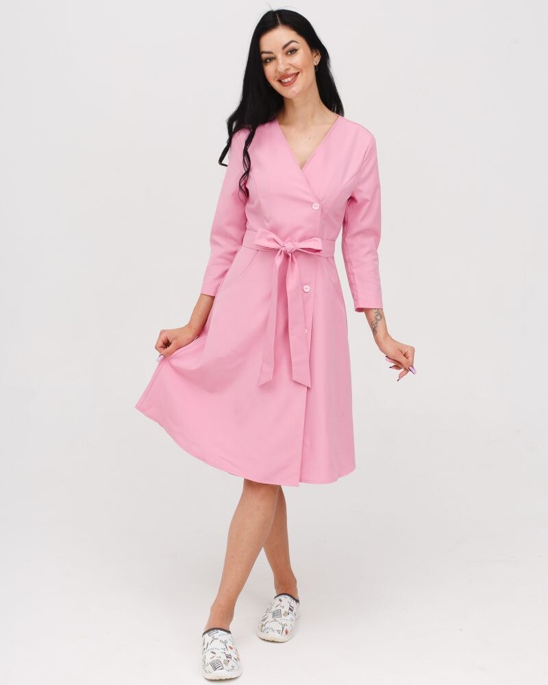 Medical dress for women Provence pink 178-337-677 (6613943) фото 1