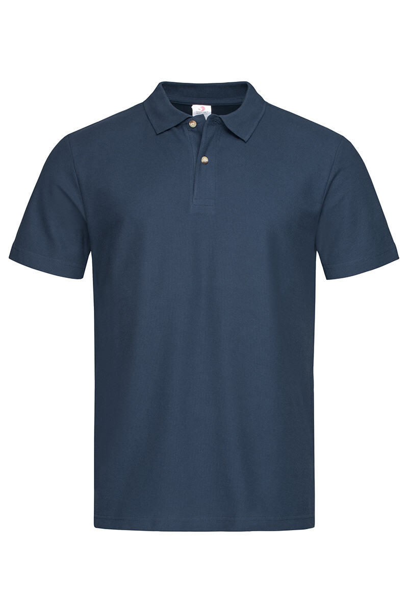 Men's polo shirt with short sleeves "STEDMAN" ST3000 NAV blue (511373) фото 1