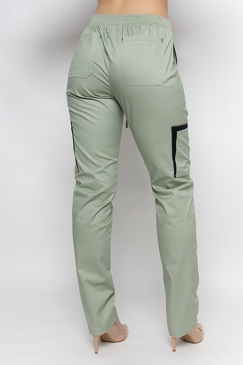 Medical Emeli-stretch trousers for women. Pistachio (5436970) фото 4