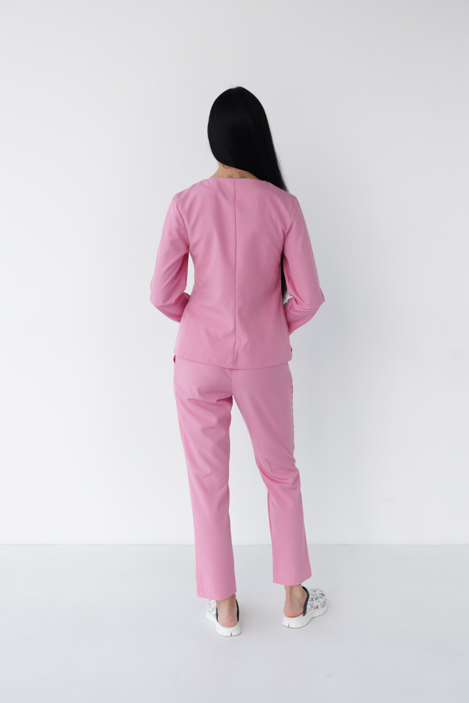 Women's medical suit Jacqueline pink (Viscose “Elite”) 440-337-927 (6624470) фото 5