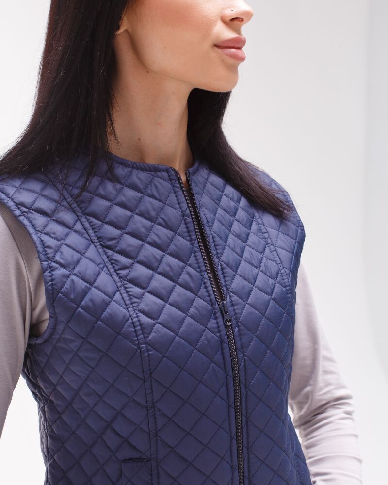 Medical insulated vest women's Geneva dark blue 366-406-844 (6613198) фото 5