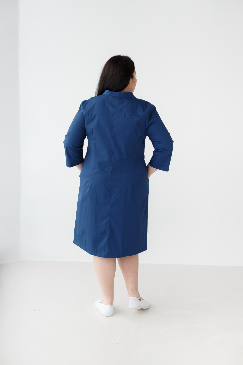 Women's medical gown Valerie blue +SIZE 156-322-677 (6625328) фото 2
