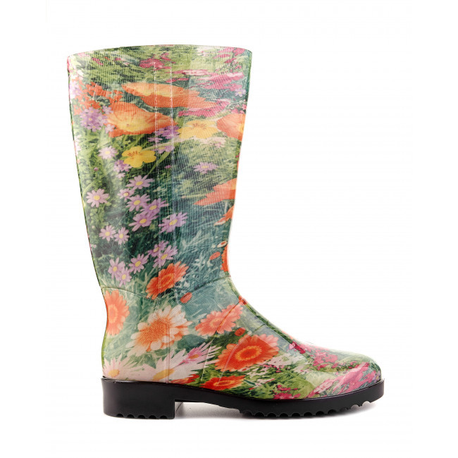 Women's rubber boots "Flower Garden" L-763-4-FL-5 (221849) фото 1