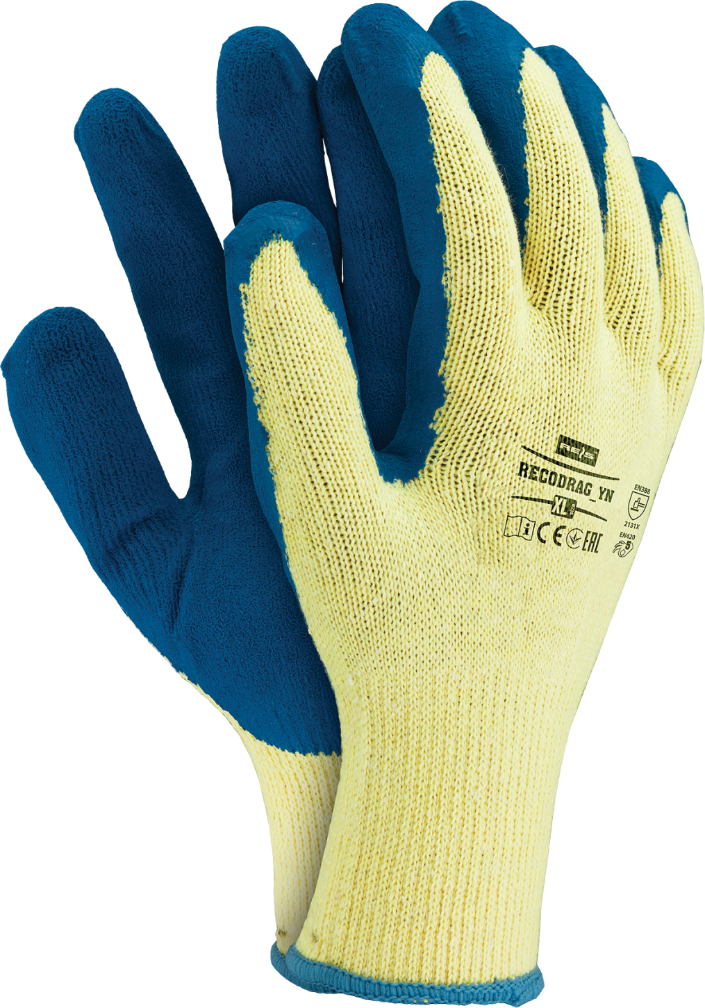Work gloves with latex dousing RECODRAG (1482) фото 1