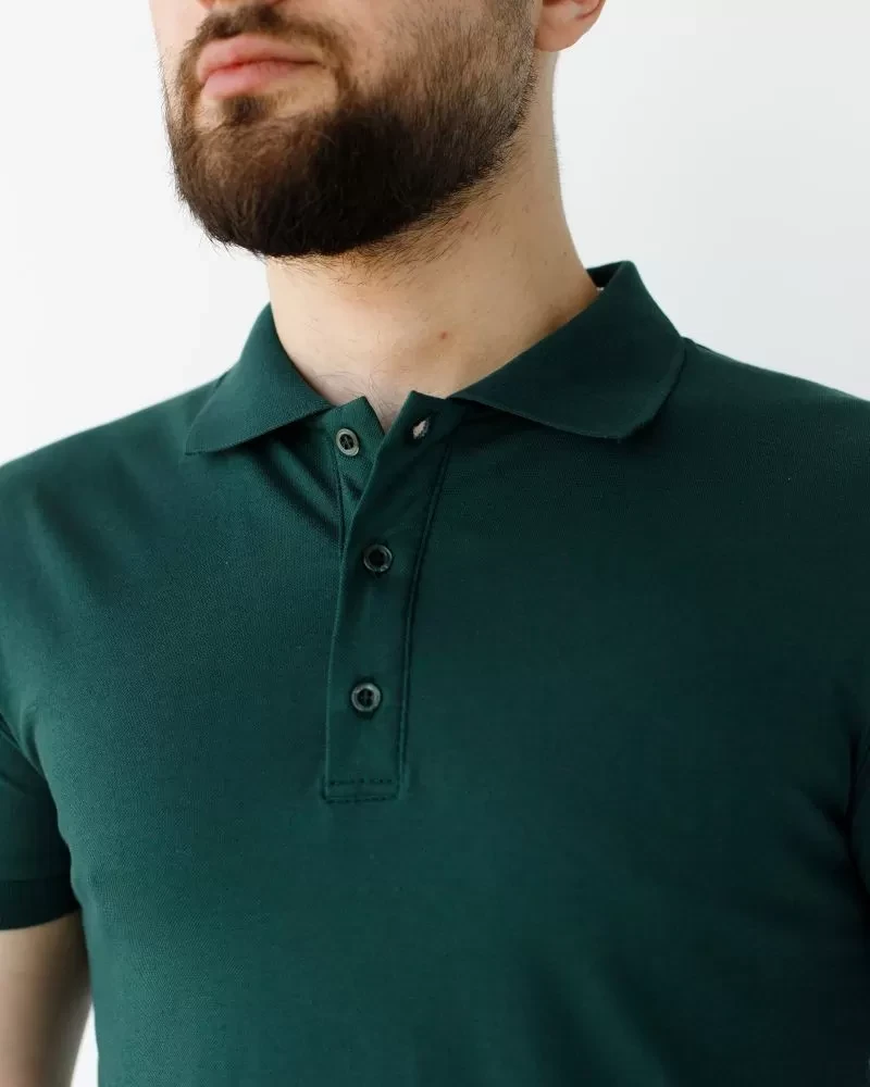 Medical polo for men light green 148-485-677 (6637777) фото 3
