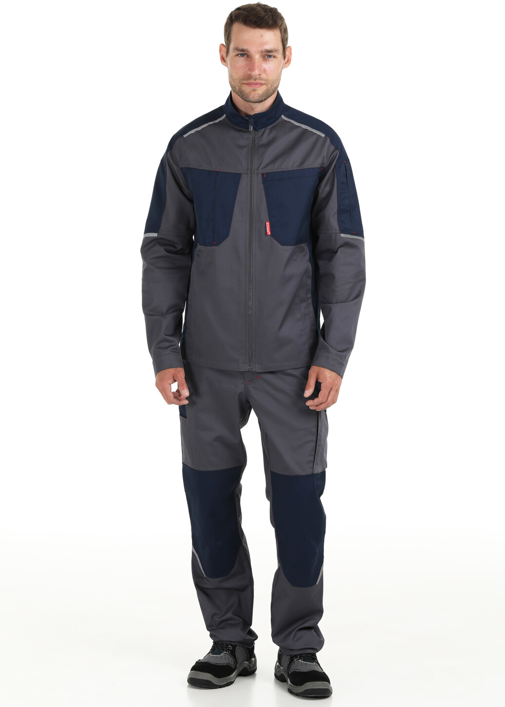 Work jacket "PATRIOT" gray-blue (55500050) фото 1