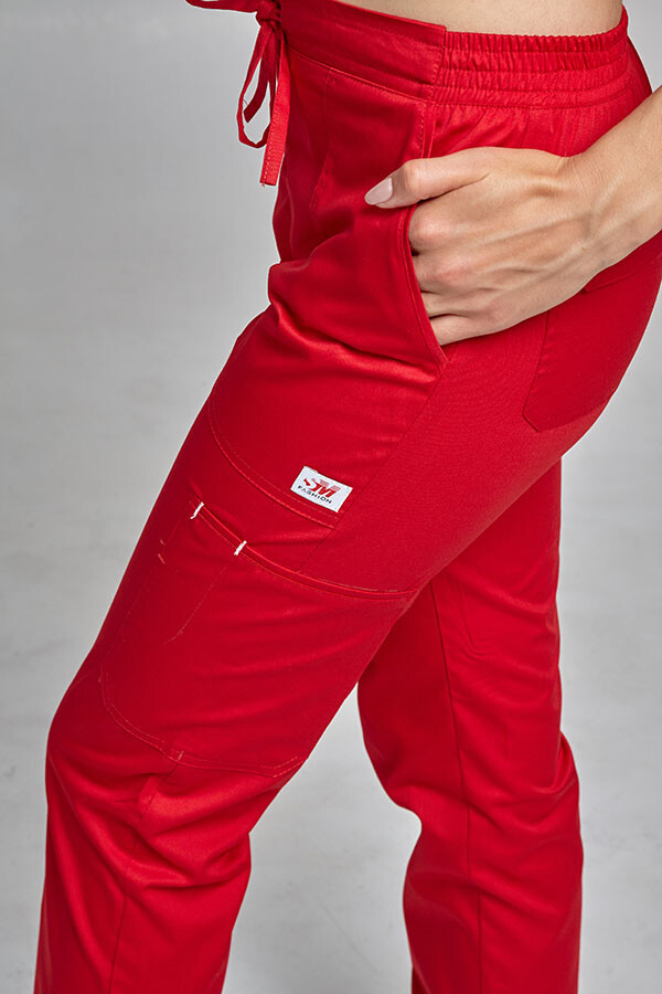 Women's Virginia trousers. COTTON. Red (544953) фото 6