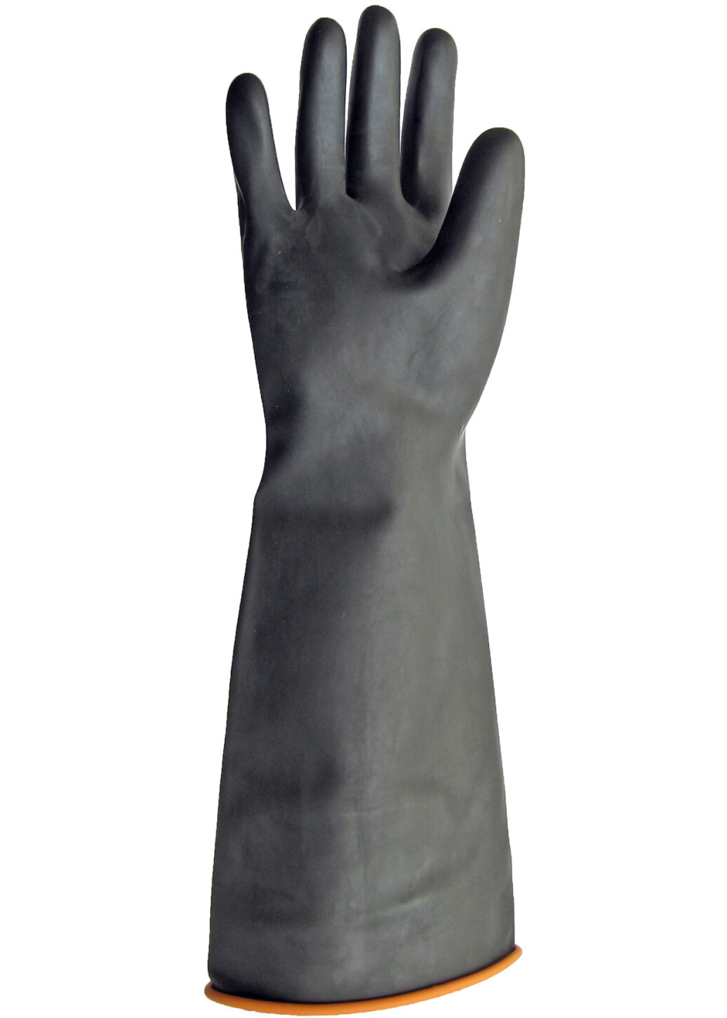 Chemical resistant acid resistant gloves, black (423) фото 1