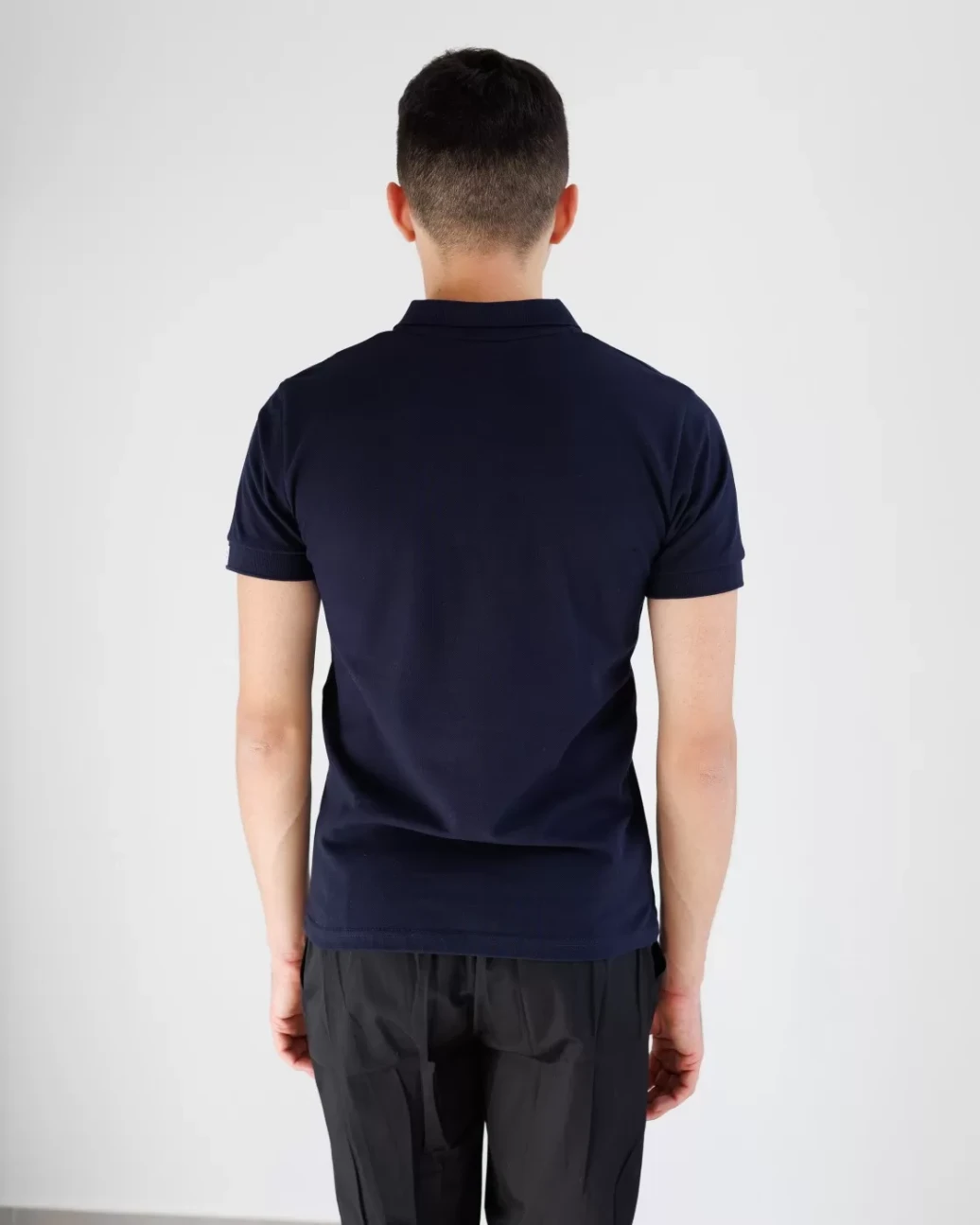 Medical polo for men navy blue 148-406-677 (6637776) фото 2