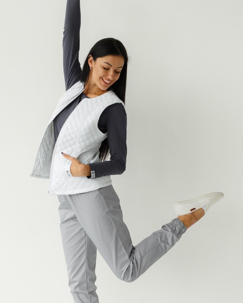 Medical insulated vest women's Geneva white 366-324-844 (6613195) фото 6